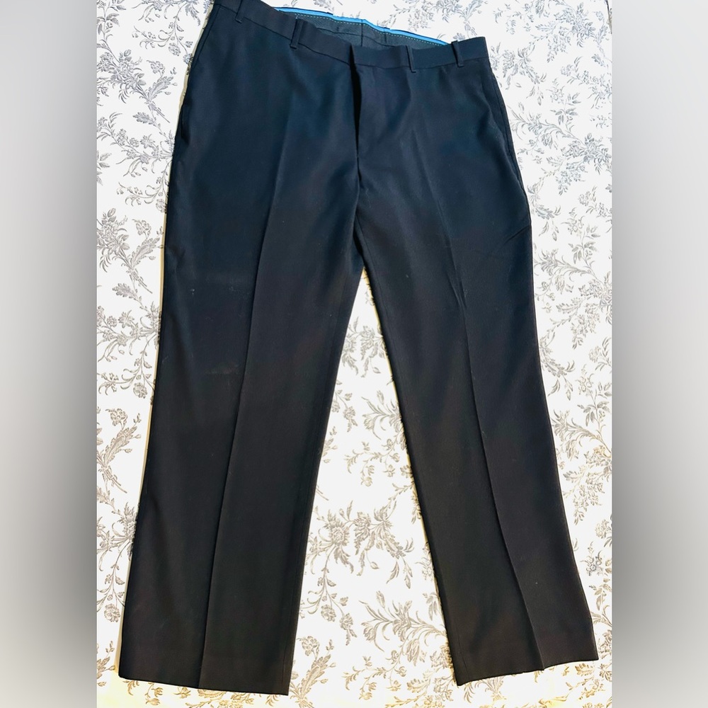 Alfani Black Cotton-Blend Pants
